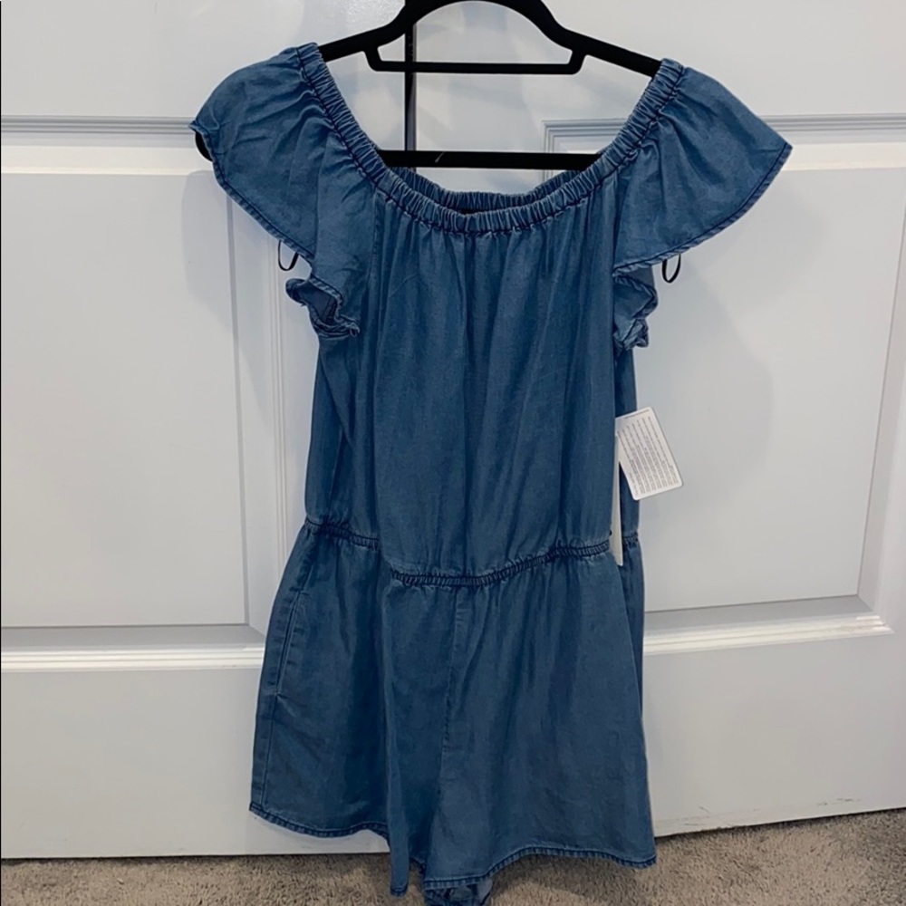 NEW Aqua off the shoulder Romper